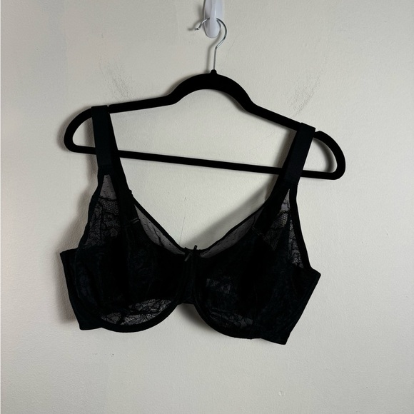 38H Enchante Black Lace Underwire Bra NWT - Picture 5 of 5